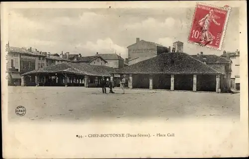 Ak Chef Boutonne Deux Sèvres, Place Cail