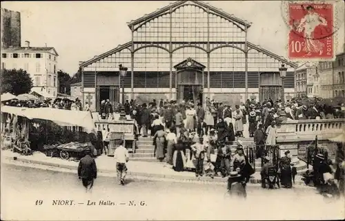 Ak Niort Deux Sèvres, Les Halles, marché