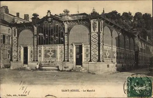 Ak Saint Mihiel Meuse, Le Marché