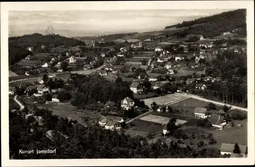 Ak Jonsdorf in Sachsen, Panorama vom Ort