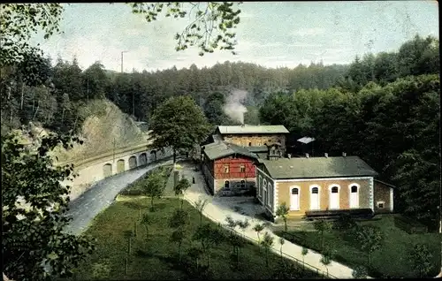 Ak Rabenau im Erzgebirge Sachsen, Ortsansicht