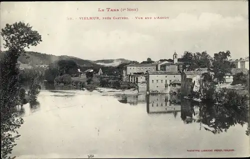 Ak Vielmur Tarn, Vue sur l'Agout