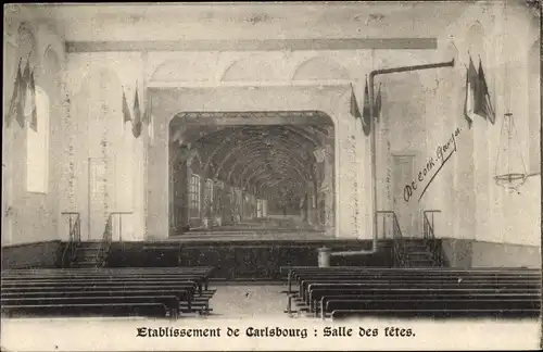 Ak Carlsbourg Wallonien, Etablissement, Salle des fêtes