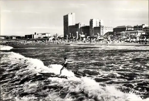 Ak Durban Südafrika, Surfing, Surfer, Strandpartie