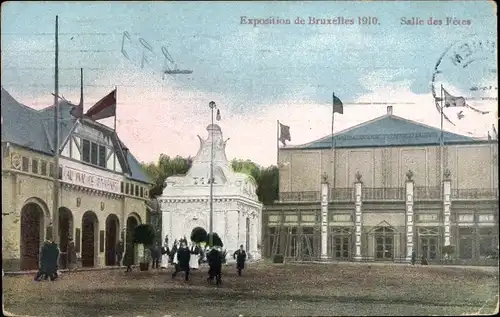 Ak Bruxelles Brüssel, Exposition 1910, Salle des Fêtes
