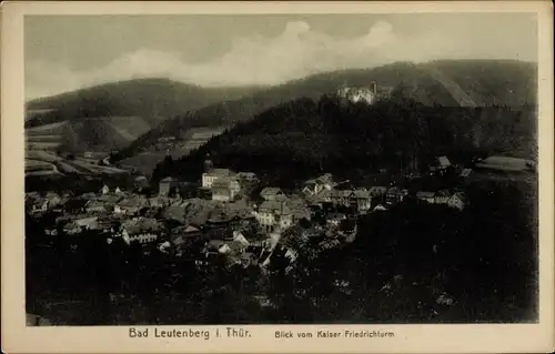 Ak Leutenberg in Thüringen, Blick vom Kaiser Friedrich Turm