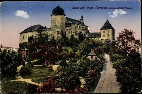Ak Mylau Reichenbach im Vogtland, Kaiserschloss