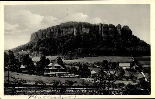 Ak Pfaffendorf Königstein an der Elbe Sächsische Schweiz, Terrassenhof