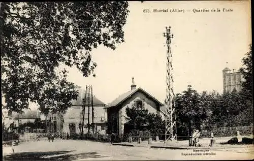 Ak Huriel Allier, Quartier de la Poste