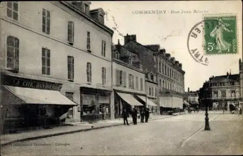 Ak Commentry Allier, Rue Jean Jaures, La Cite Ouvriere