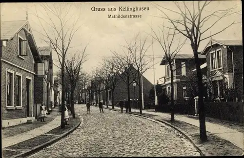 Ak Kellinghusen in Schleswig Holstein, Mathildenstraße