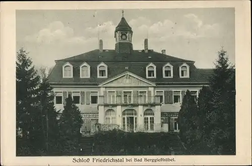 Ak Berggießhübel in Sachsen, Schloss Friedrichstal