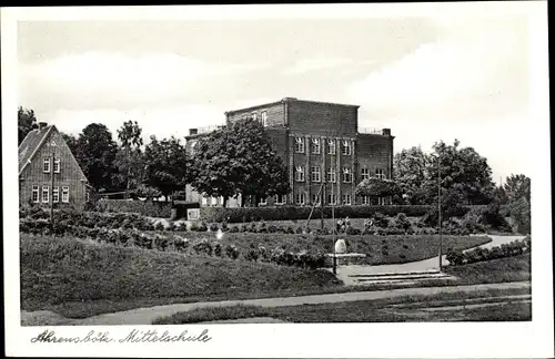 Ak Ahrensbök in Ostholstein, Mittelschule