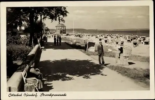Ak Niendorf Timmendorfer Strand Ostholstein, Strandpromenade