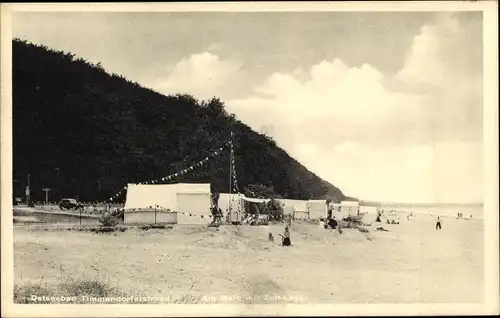 Ak Timmendorfer Strand in Ostholstein, Wald, Zeltlager