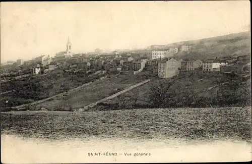 Ak Saint Héand Loire, Vue générale