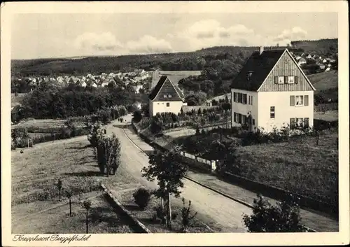 Ak Bad Gottleuba in Sachsen, Gersdorfer Straße, Blick nach der Siedlung