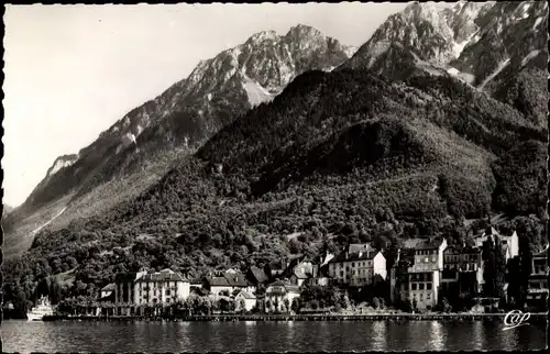 Ak Saint Gingolph Kt. Wallis Schweiz, Vue générale