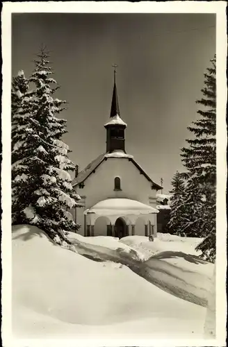 Ak Montana Kt. Wallis Schweiz, Eglise Catholique