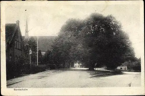 Ak Bordesholm in Schleswig Holstein, Straßenpartie, Häuser