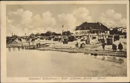 Ak Kellenhusen an der Ostsee, Blick auf den Strand