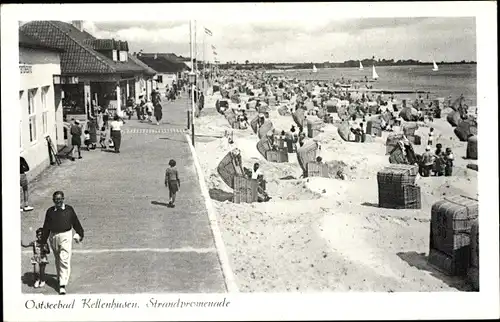 Ak Kellenhusen an der Ostsee, Strandpromenade