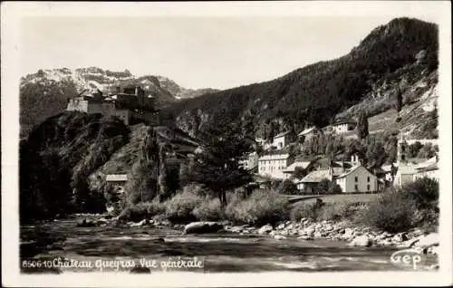 Foto Ak Chateau Queyras Hautes Alpes, Vue générale