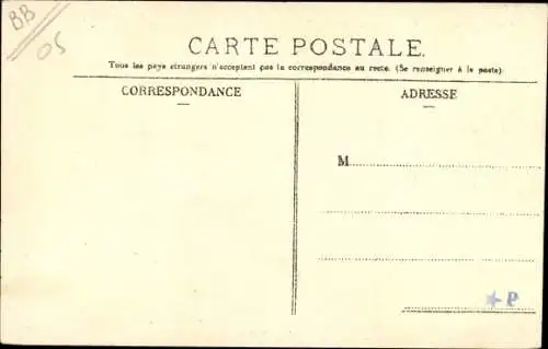 Ak Guillestre Hautes Alpes, Vue générale, batterie du Cros, courbe du Guil, Pic de Guillestre