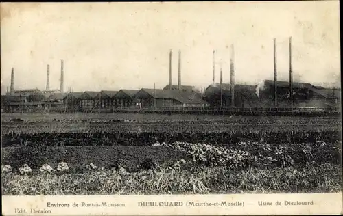 Ak Dieulouard Lothringen Meurthe et Moselle, Usine de Dieulouard