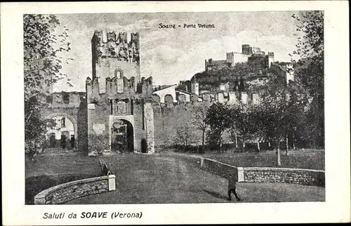 Ak Soave Verona Venetien, Porta Verona