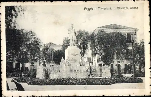 Ak Foggia Puglia, Monumento a Vincenzo Lanza