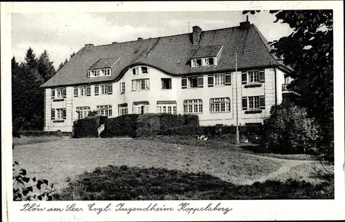 Ak Plön in Schleswig Holstein, Evangelisches Jugendheim Koppelsberg