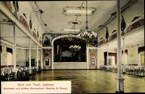 Ak Uetersen in Schleswig Holstein, Tivoli, Tanzsalon