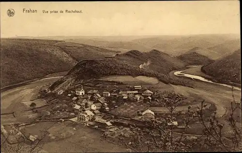 Ak Frahan Wallonien Luxemburg, Vue prise de Rochehaut