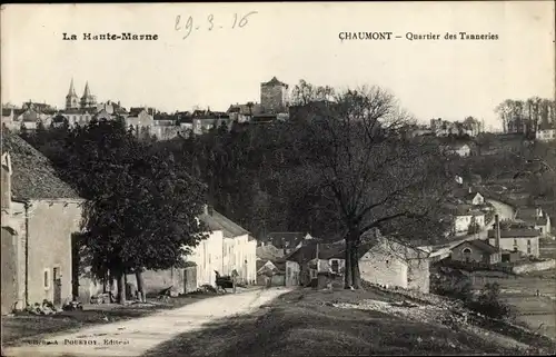 Ak Chaumont Haute Marne, Quartier des Tanneries