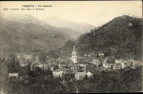 Ak Thueyts Ardèche, Vue Generale