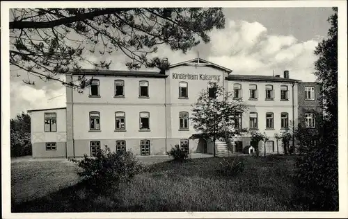 Ak Kellenhusen in Ostholstein, Kinderheim Kaiserhof, Frontansicht, Hamburger Schulverein e.V.