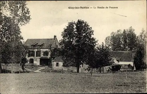 Ak Gisy les Nobles Yonne, Le Moulin du Ponceau