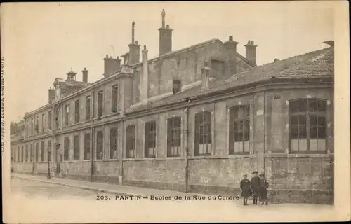 Ak Pantin Seine Saint Denis, Ecoles de la Rue du Centre