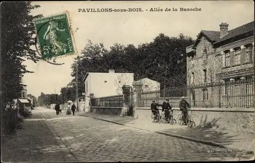 Ak Pavillons sous Bois Seine Saint Denis, Allée de la Basoche