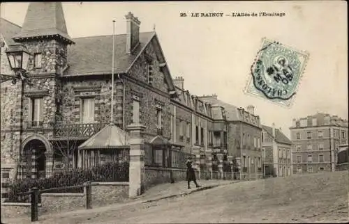 Ak Le Raincy Seine Saint Denis, L'Allée de l'Ermitage