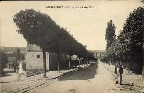 Ak Le Raincy Seine Saint Denis, Boulevard du Midi