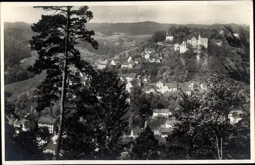 Ak Egloffstein Fränkische Schweiz, Gesamtansicht