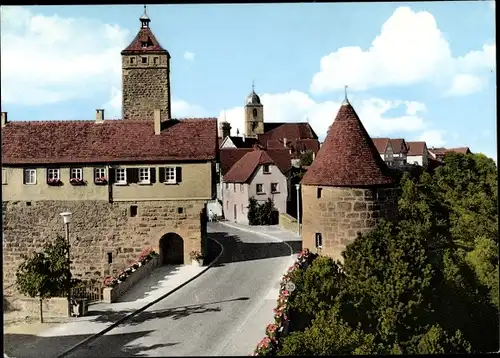 Ak Waldenburg in BW, Blick auf die Schanz