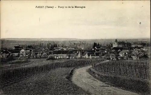 Ak Passy Yonne, Vue de la Montagne