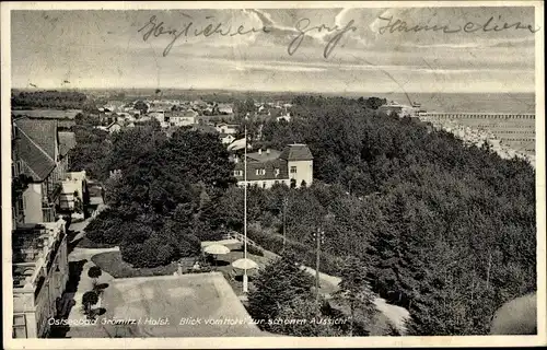 Ak Grömitz in Ostholstein, Blick vom Hotel zur schönen Aussicht