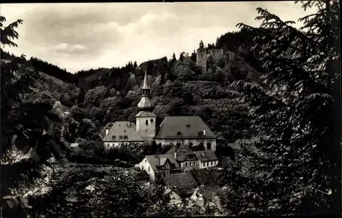 Ak Bad Berneck im Fichtelgebirge Oberfranken, Schloß