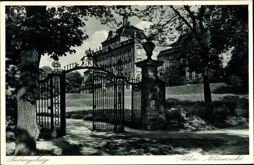 Ak Ludwigsburg in Baden Württemberg, Schloss, Nordansicht, Tor