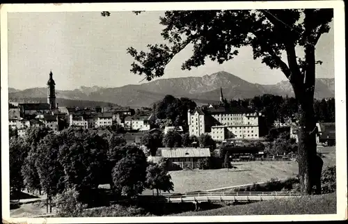 Ak Traunstein in Oberbayern, Panorama