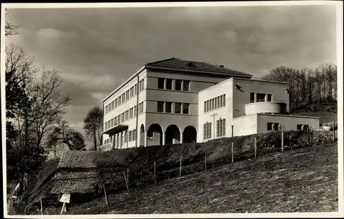 Ak Châtel Saint Denis Kt. Freiburg, Pensionnat Villa Vandel